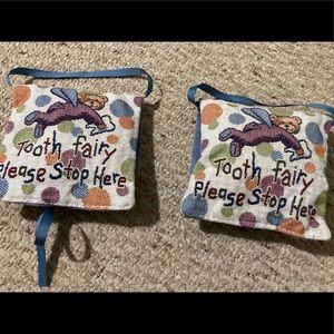 Set of tooth fairy pillows
